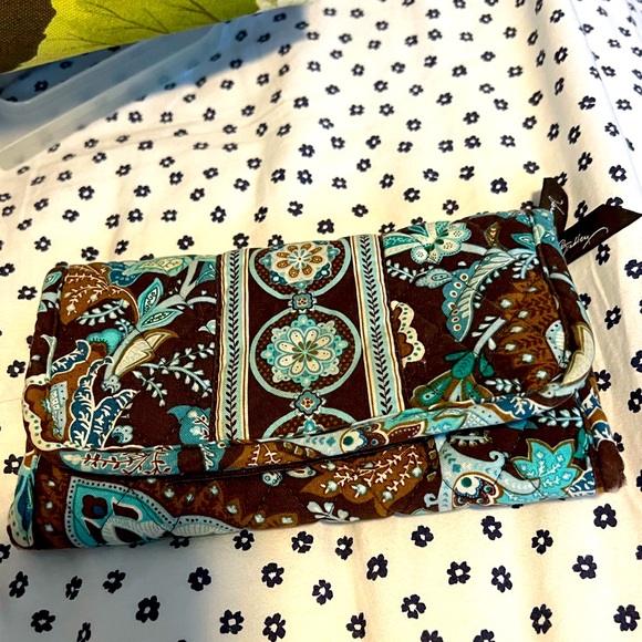 Vera Bradley Bags Vintage Vera Bradley Java Blue Wallet Poshmark